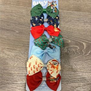 🛍️3 for $25🛍️ New Kids Bow Tie Set - bluey hair clips